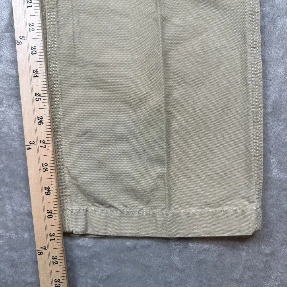 Carhartt Men's Work Pant 36x32 Khaki Relaxed Fit Rugged Cargo Canvas Carpenter - Picture 8 of 10